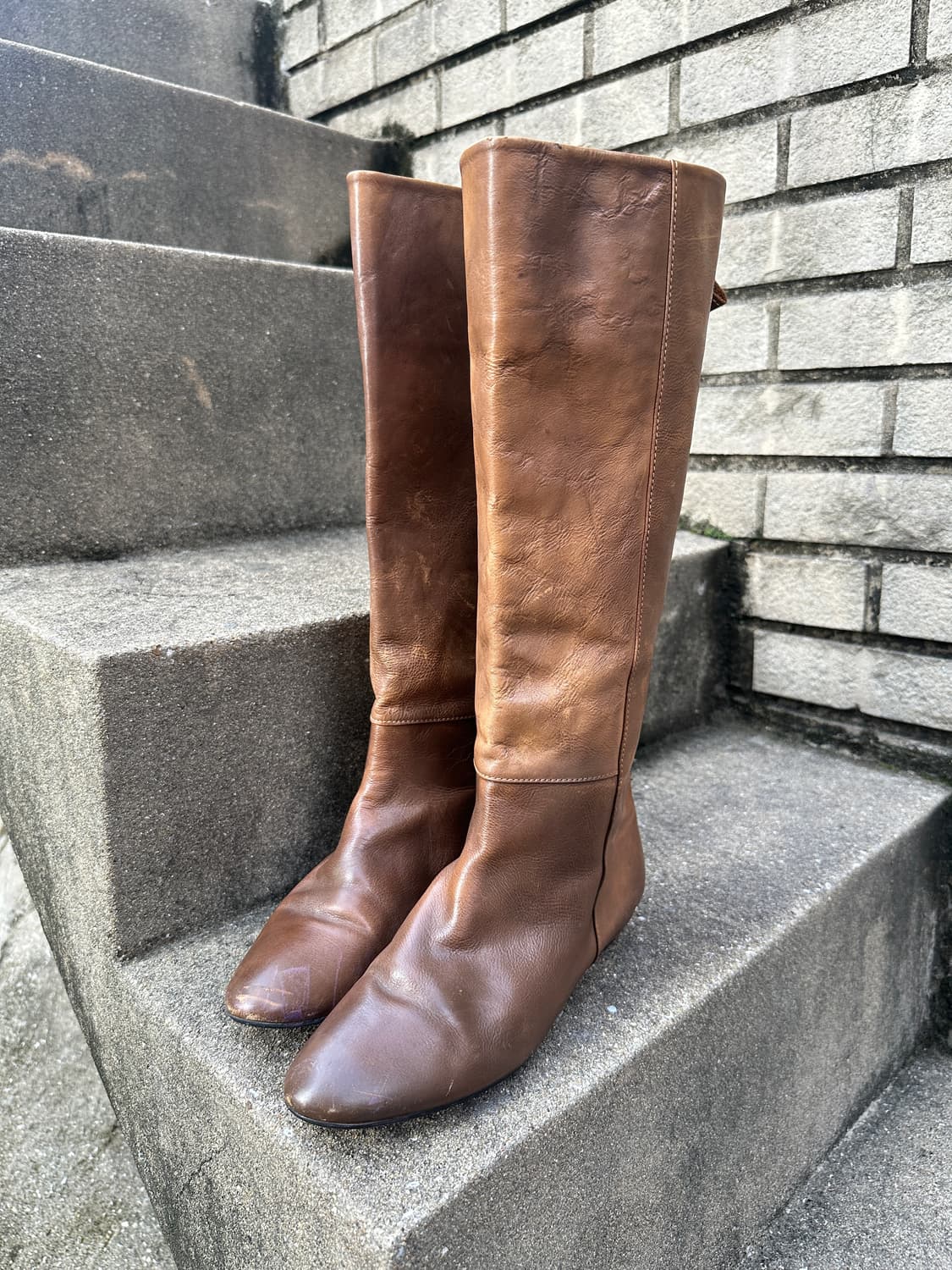 Esquire brown aging boots 상품이미지4