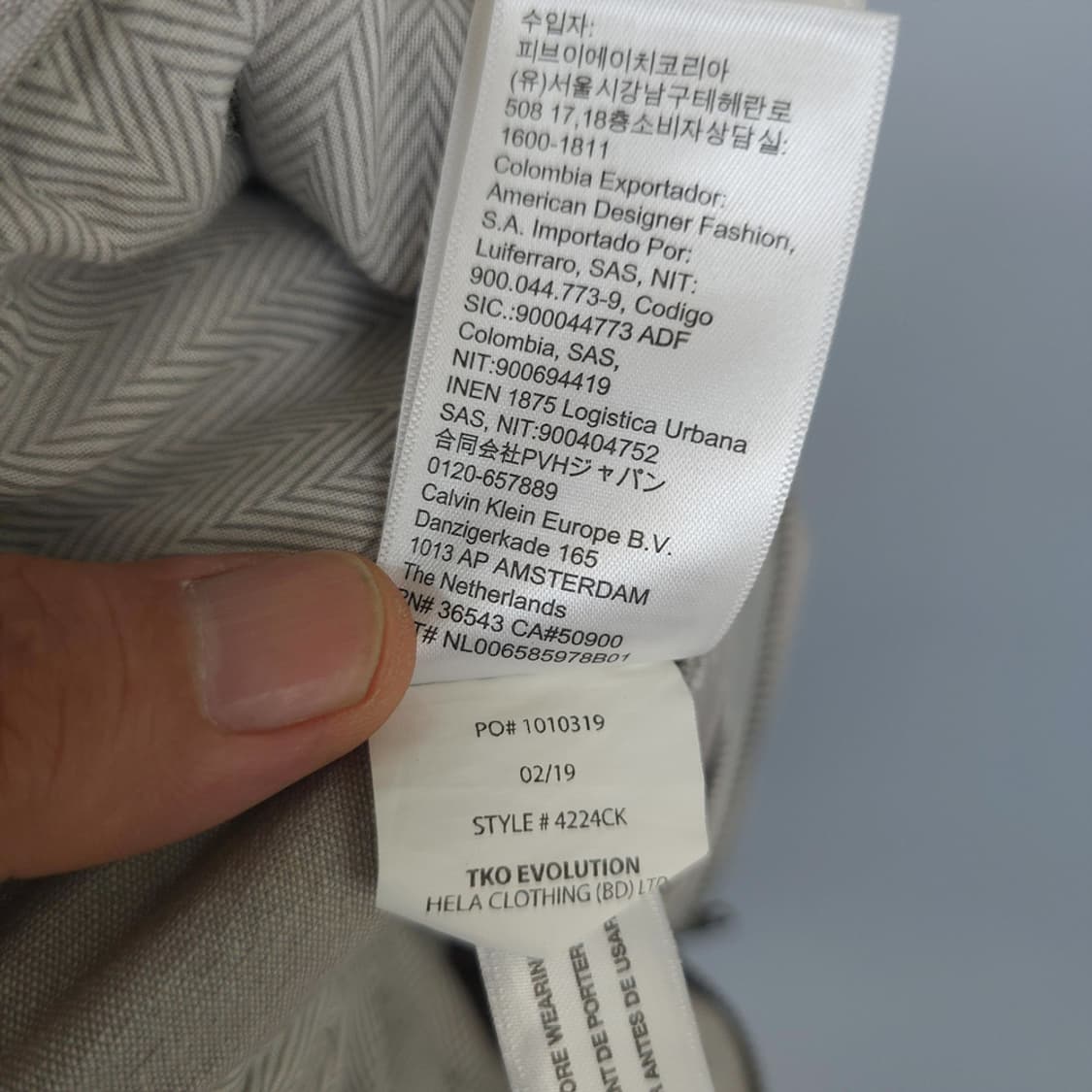 남성용 캘빈클라인 Calvin Klein 코튼 반바지 34 상품이미지8