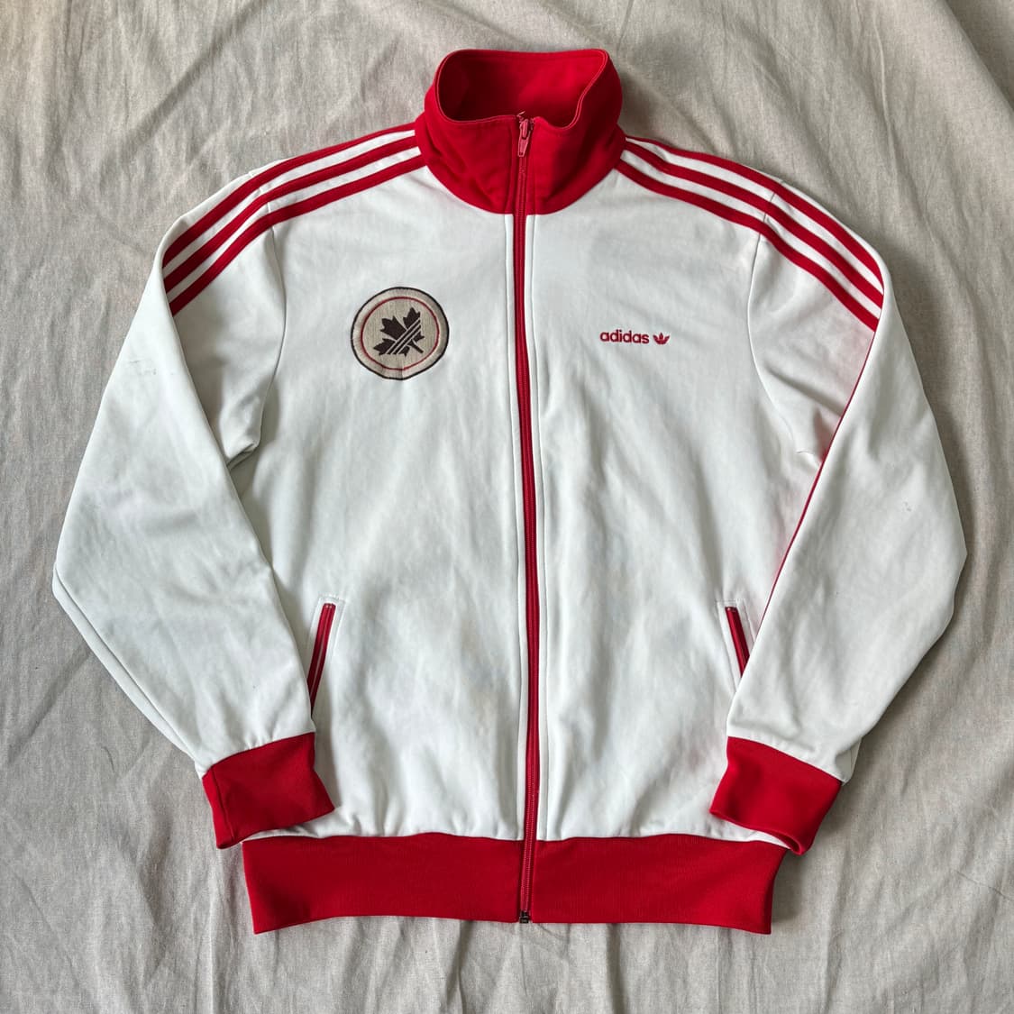 아디다스 캐나다 흰빨 트랙탑 져지 100 상품이미지1
