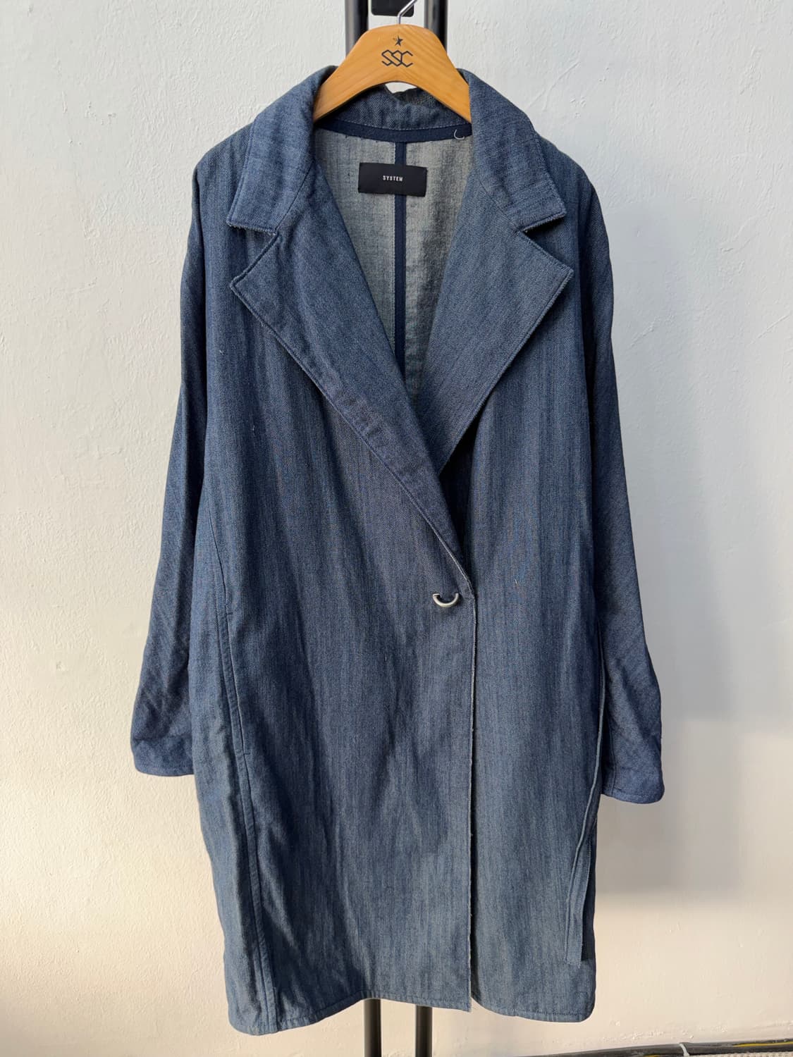 정품) SYSTEM 시스템 한섬 오버핏 데님 자켓 82 상품이미지1