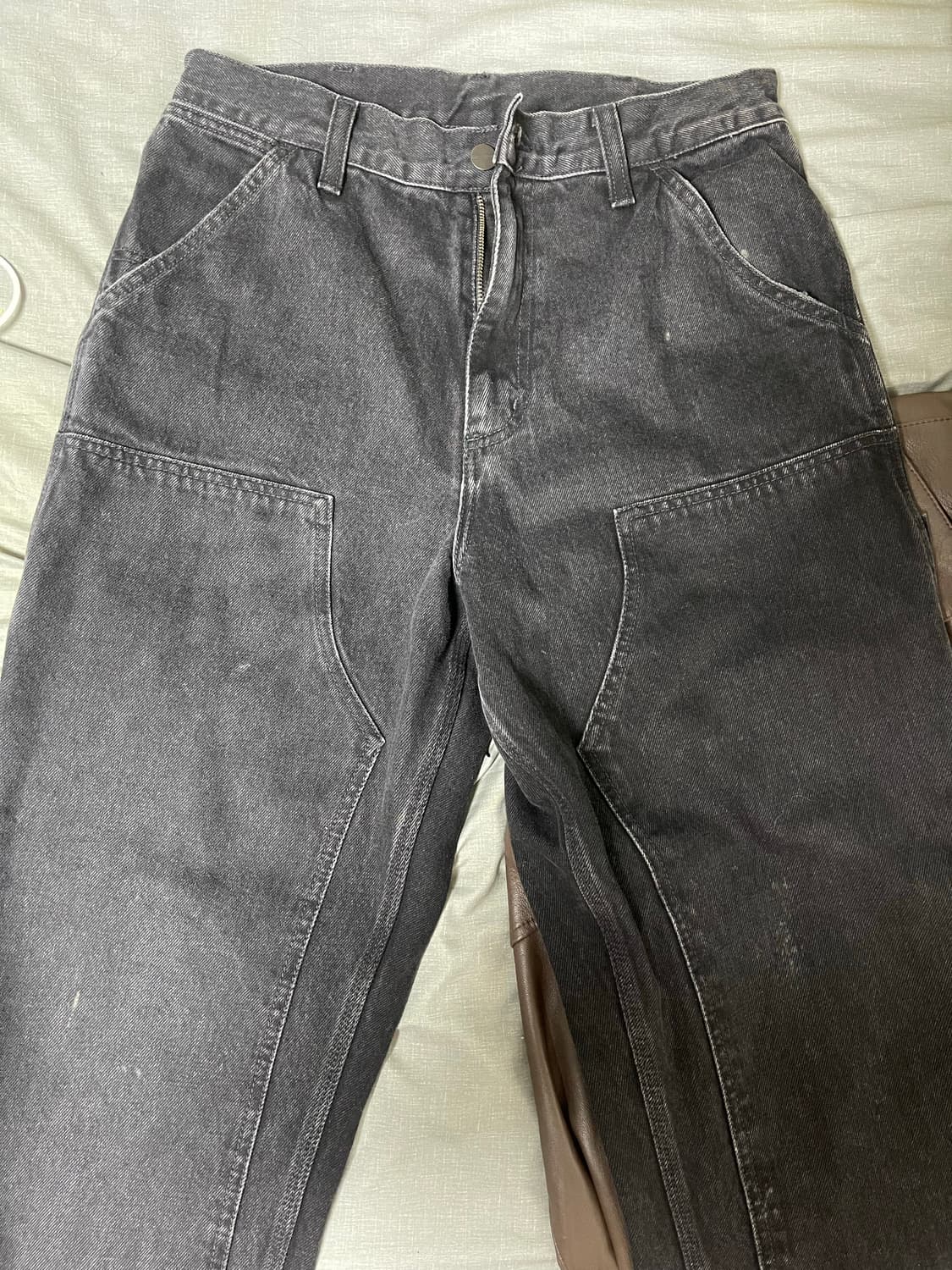 칼하트 더블 니 팬츠 29x32 흑청 상품이미지1