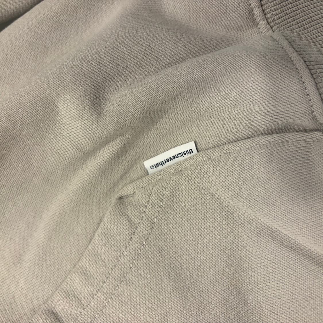 [S] 디스이즈네버댓 자수 로고 스웻 후드티 C924 상품이미지5