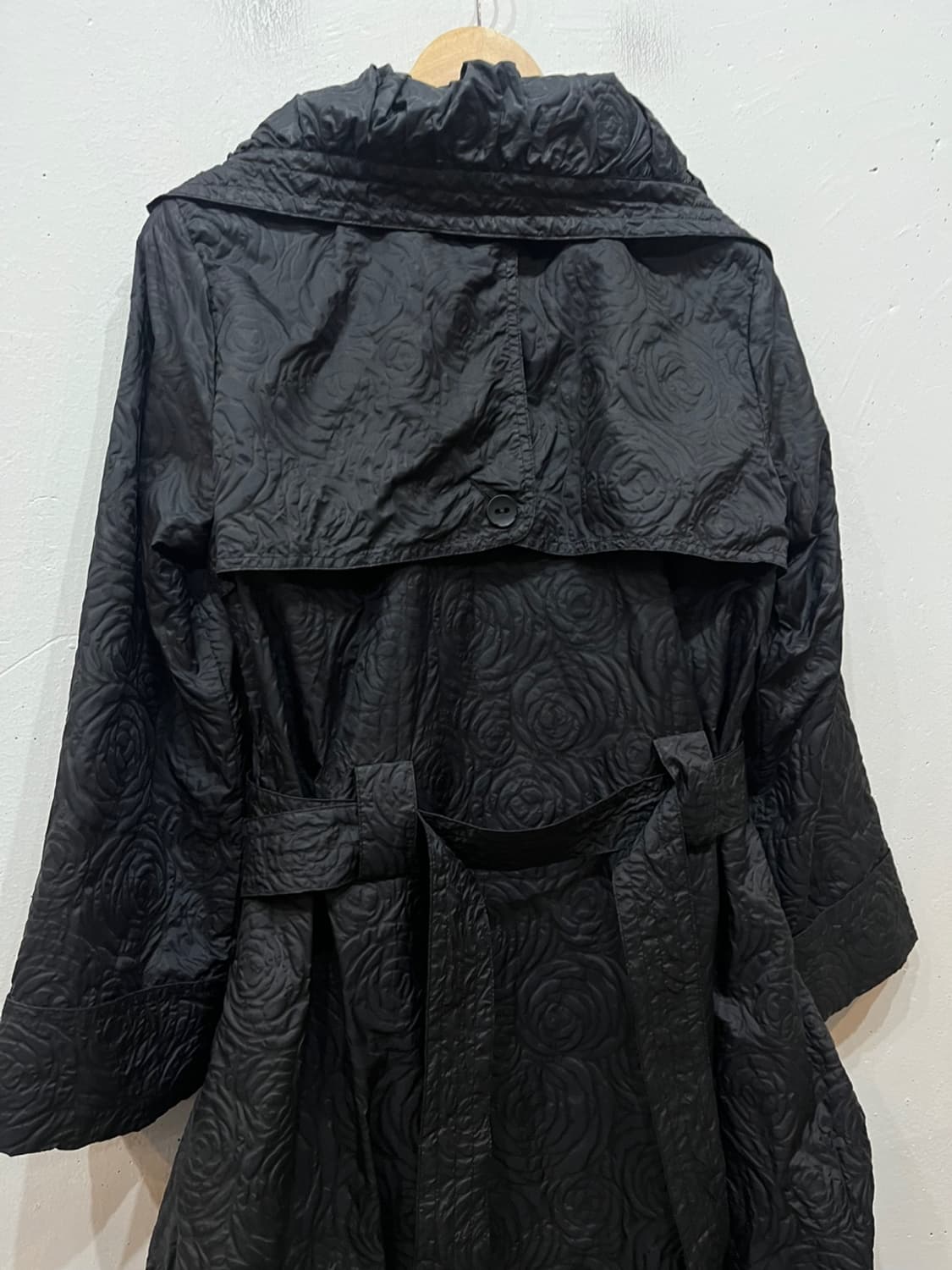 유럽빈티지 Cheerly 로즈패턴 트렌치 코트 Made in ITALY 상품이미지6