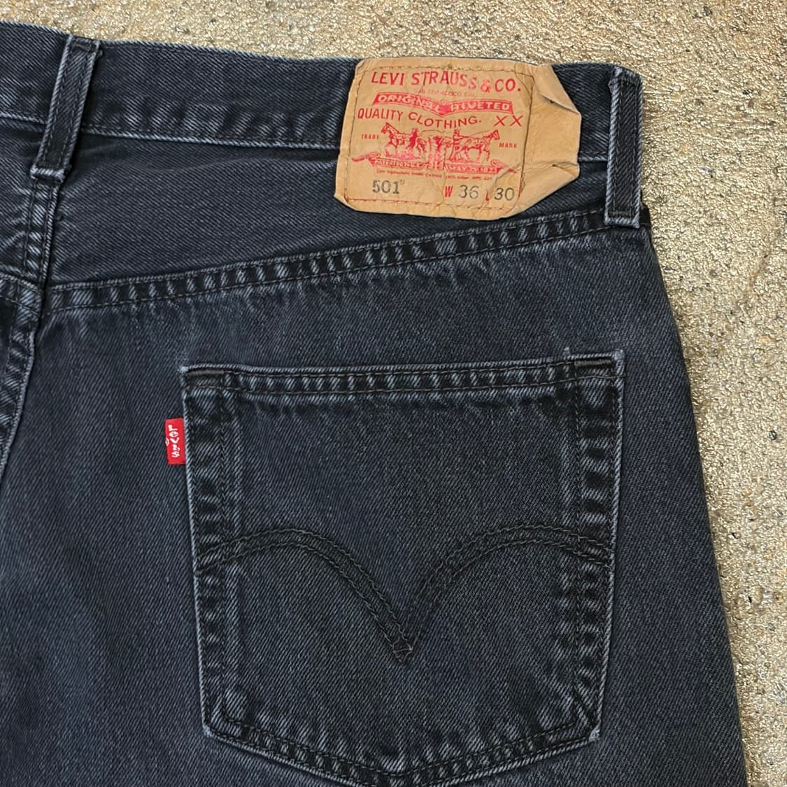 00s 미국 빈티지 리바이스 501 블랙진 청바지 상품이미지6
