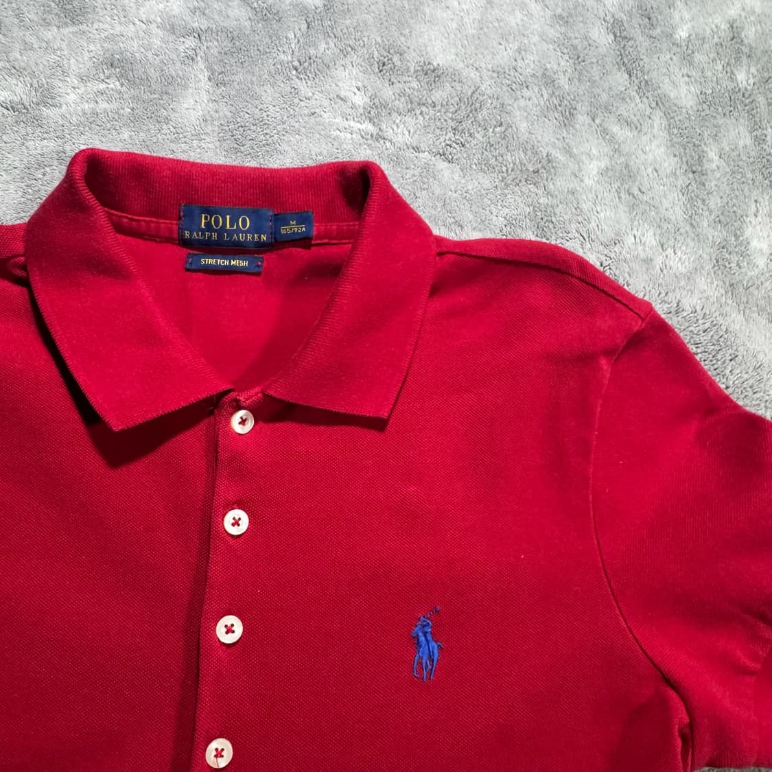 폴로 랄프로렌 레드 여성 폴로 티셔츠 상품이미지2