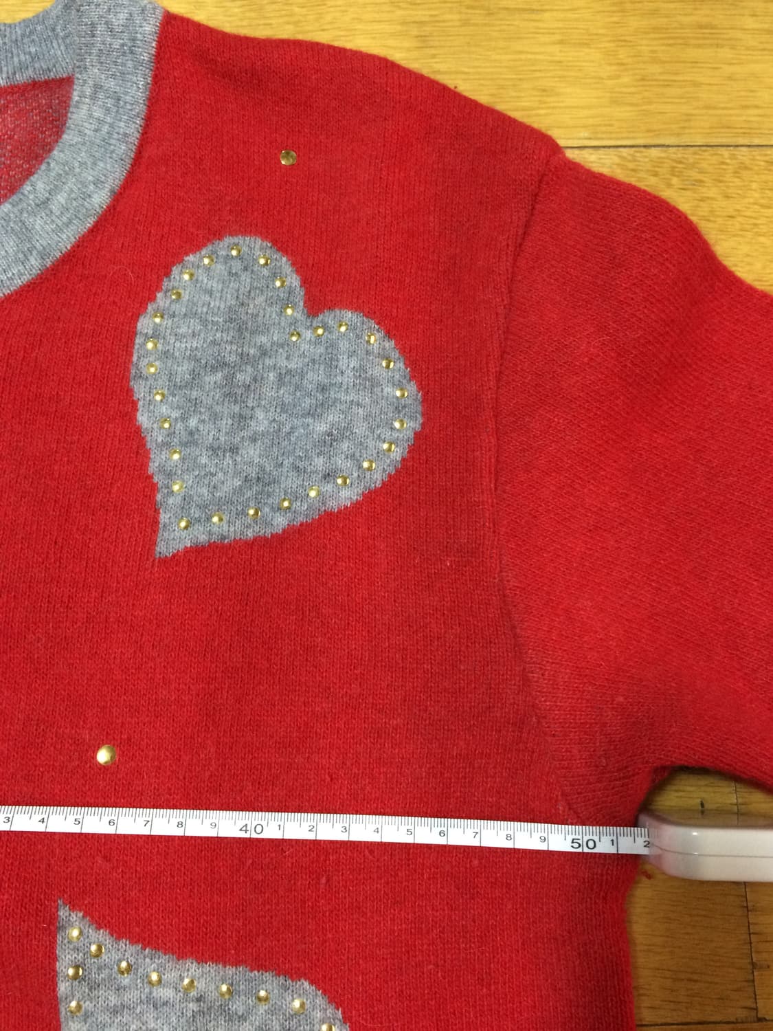 일본빈티지 Voconde 하구미모리걸 할메카지 니트스웨터 상품이미지2