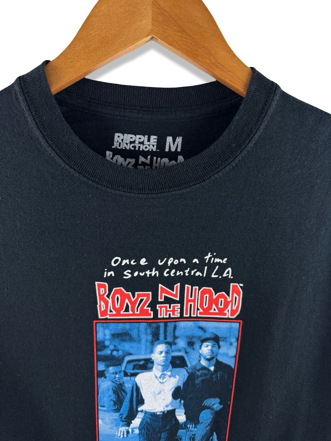 Boyz N The Hood 블랙 그래픽 티셔츠3602 상품이미지4
