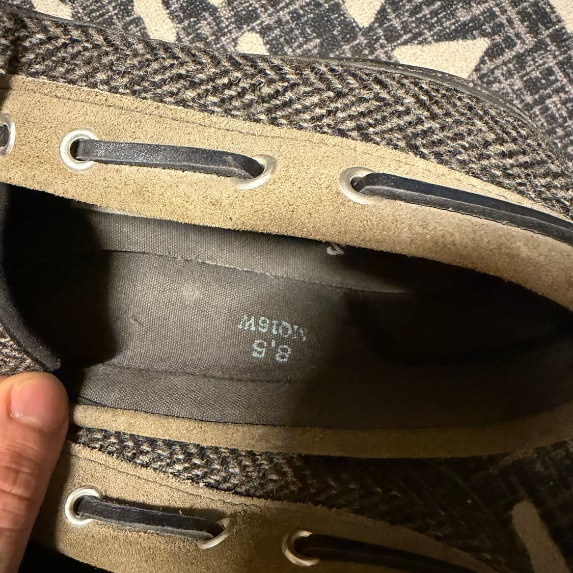 니들스 X 해리스트위드 신발 상품이미지7