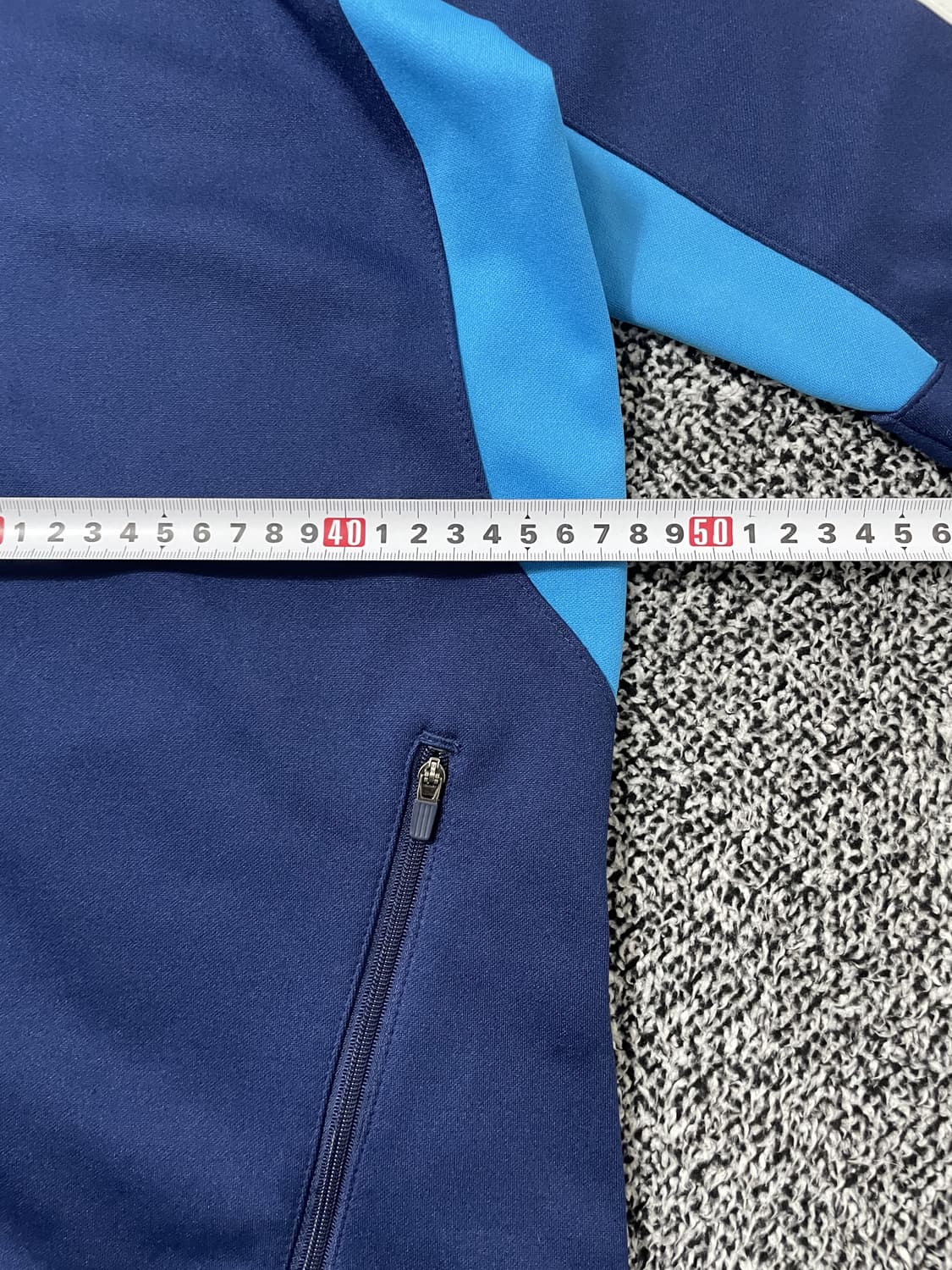 빈티지9. 아디다스 00's 네이비 스카이블루 배색 져지 트랙탑 트레이닝 상품이미지6