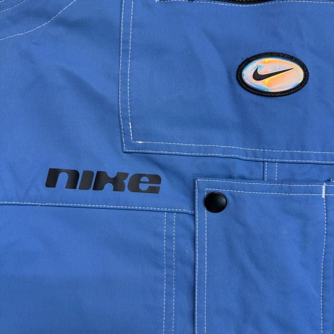 NIKE 센터 스우시 우븐 오버롤 멜빵 L 상품이미지3