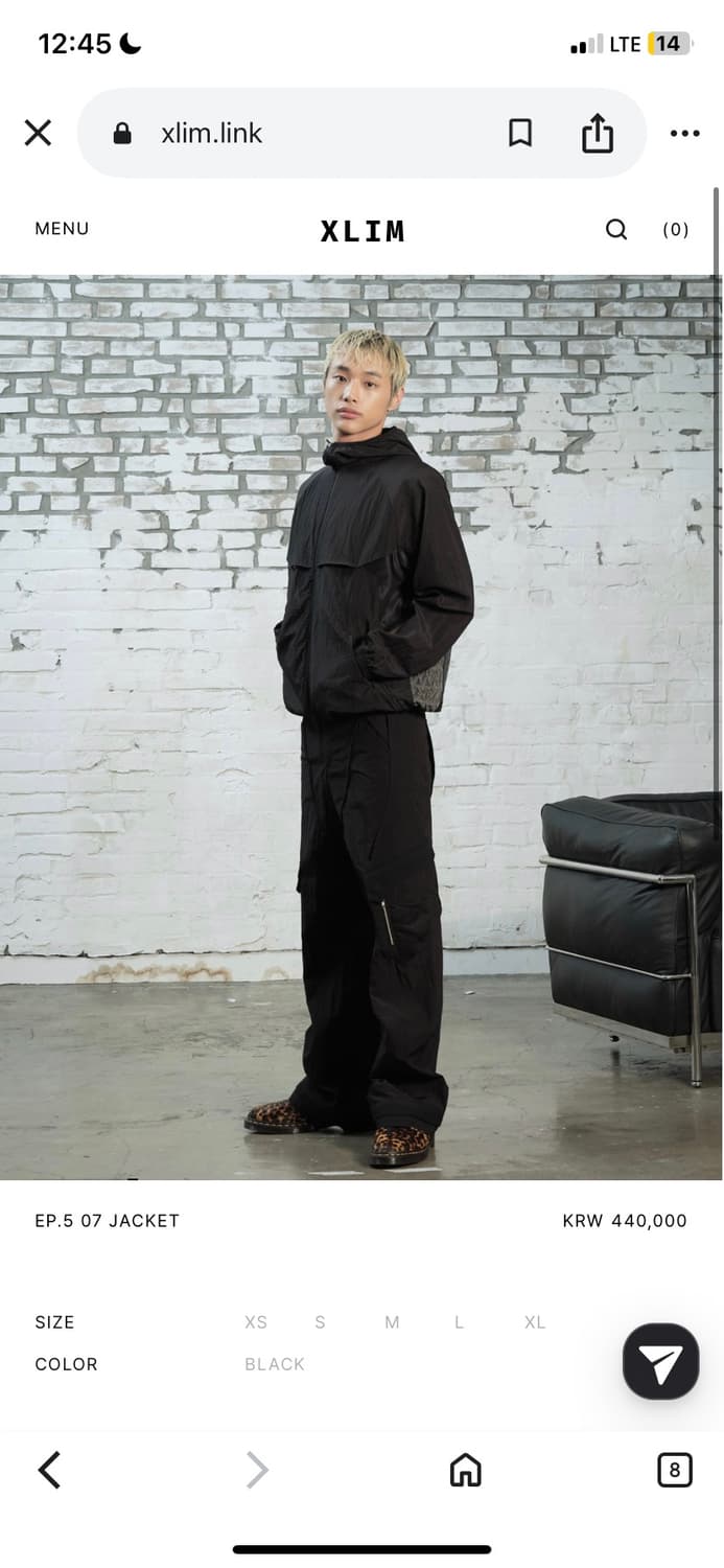 XLIM EP5 07 자켓 Size2 상품이미지2
