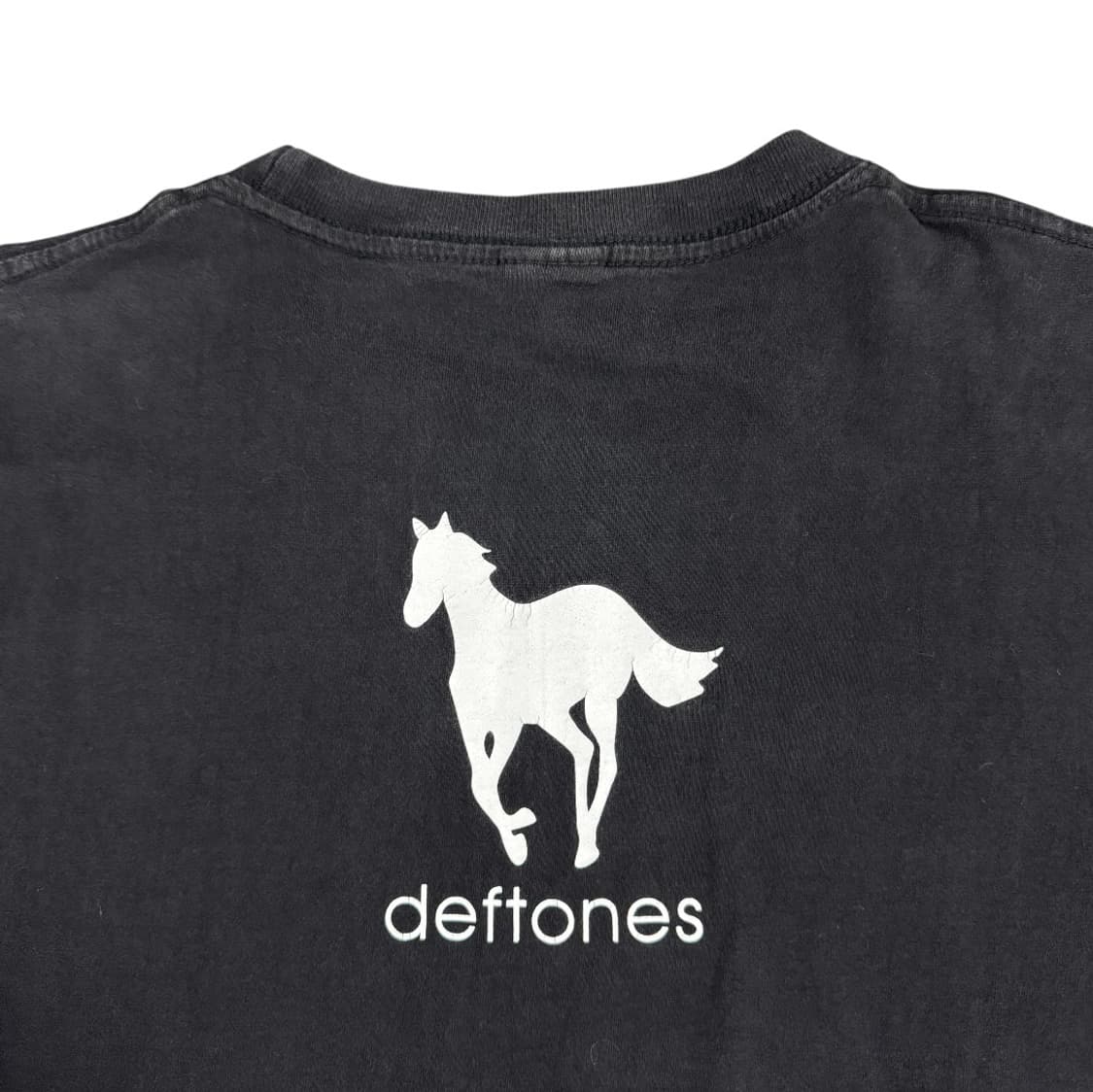 2000 Deftones 데프톤즈 화이트포니 레드 박스로고 티셔츠 상품이미지4
