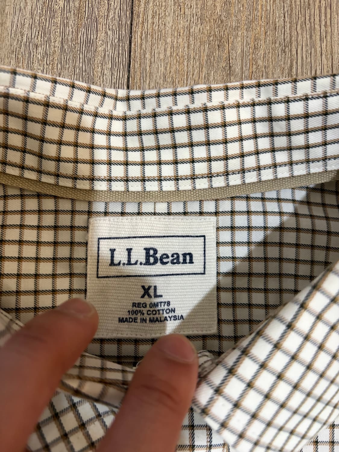 XL) 엘엘빈 체크셔츠 상품이미지3