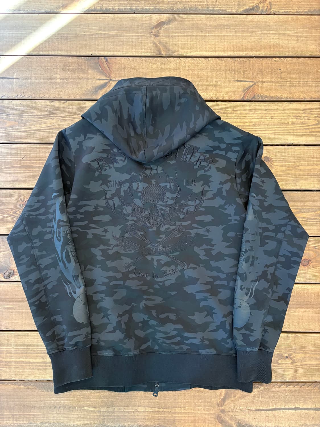 밴슨 카모 패턴 후드집업 상품이미지7