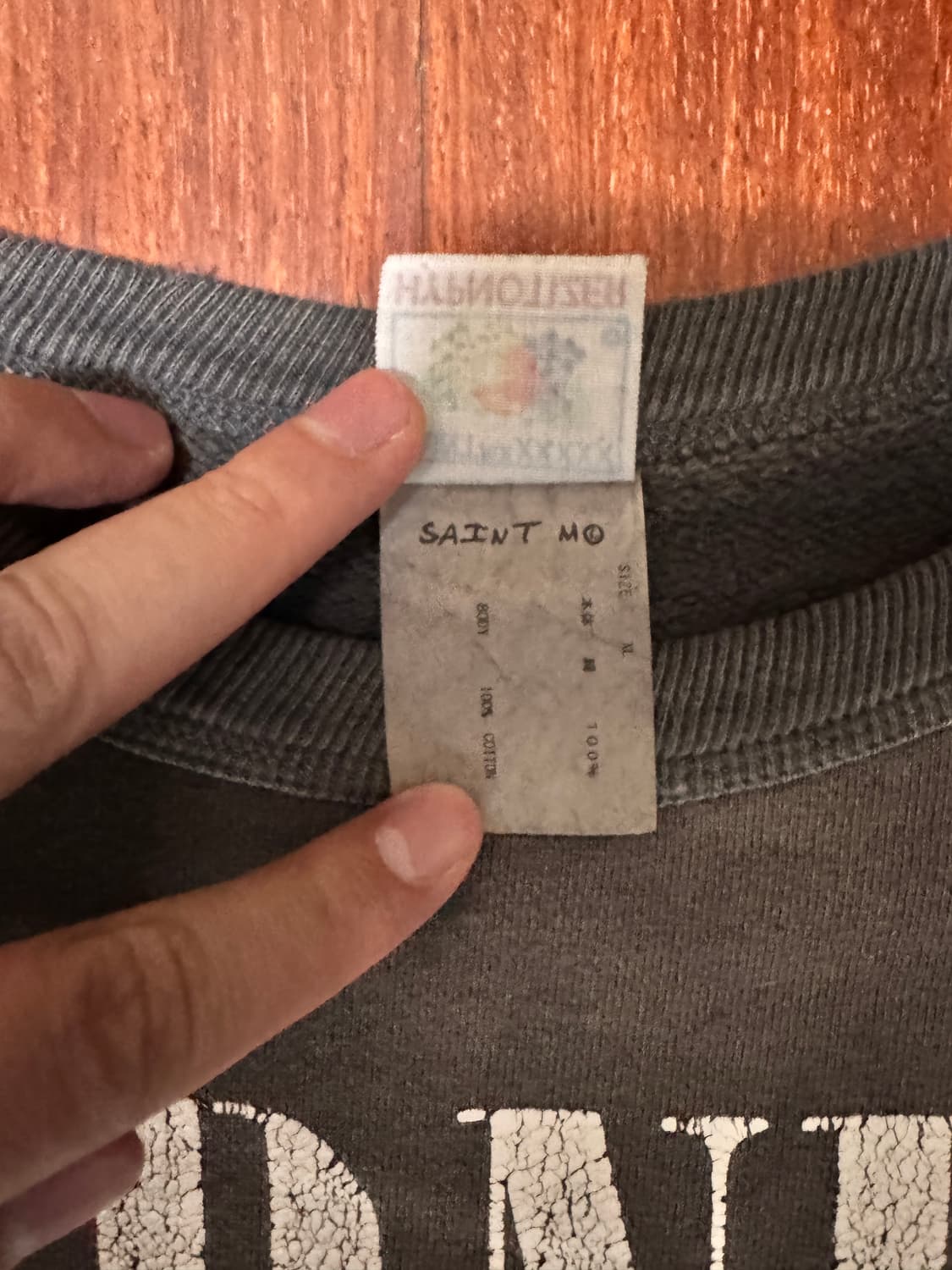 세인트 미카엘 너바나 BURNING 스웻셔츠 상품이미지5