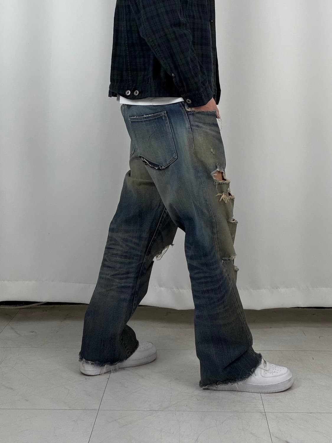 a300) 36 리바이스 00's 빅E 501 스트레이트 상품이미지3