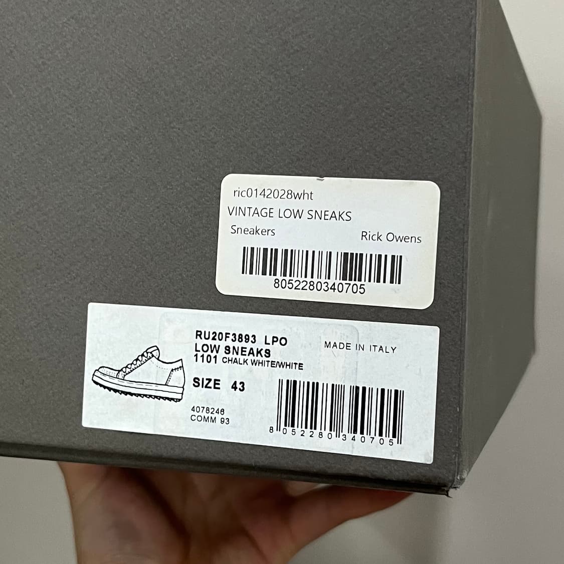 Rick Owens Vintage Sneakers 상품이미지10
