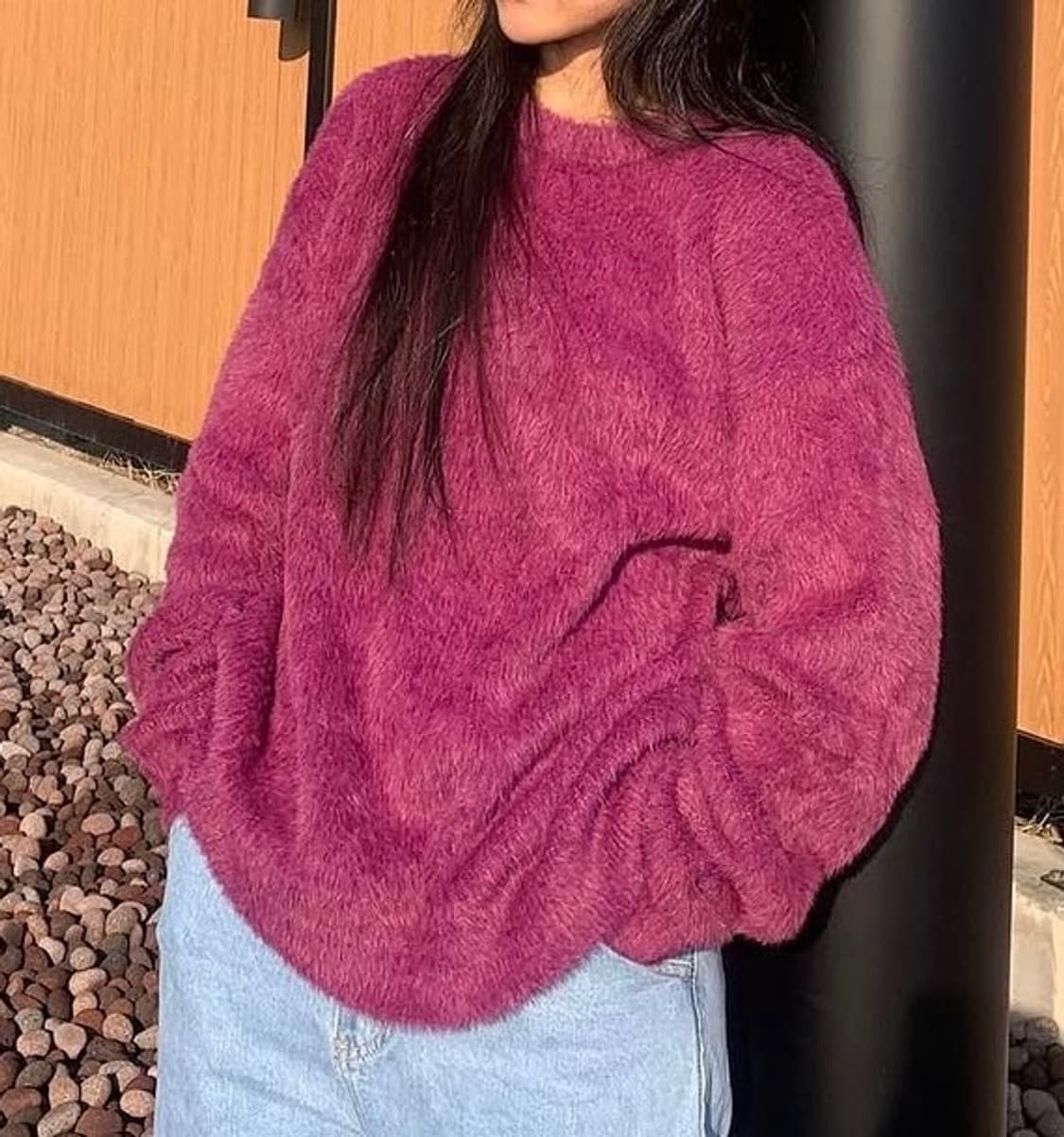 (반택포) 래리클락 퍼플 니트 상품이미지1