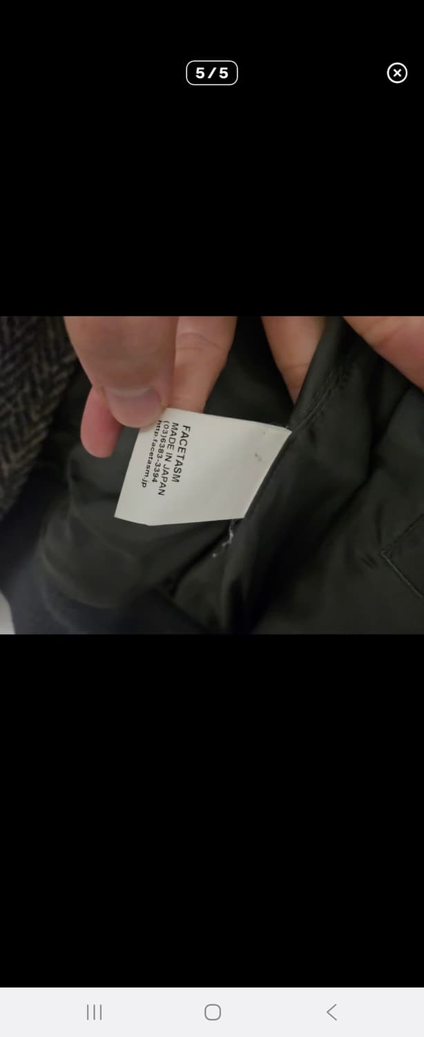 파세타즘 헤링본 봄버 상품이미지5