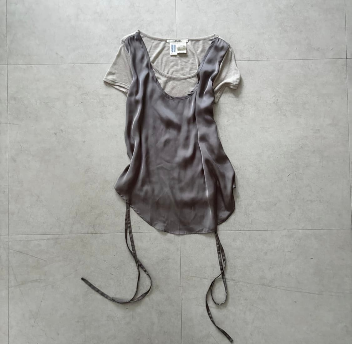 리미퓨 limi feu yohji yamamoto 레이어드 티 상품이미지3