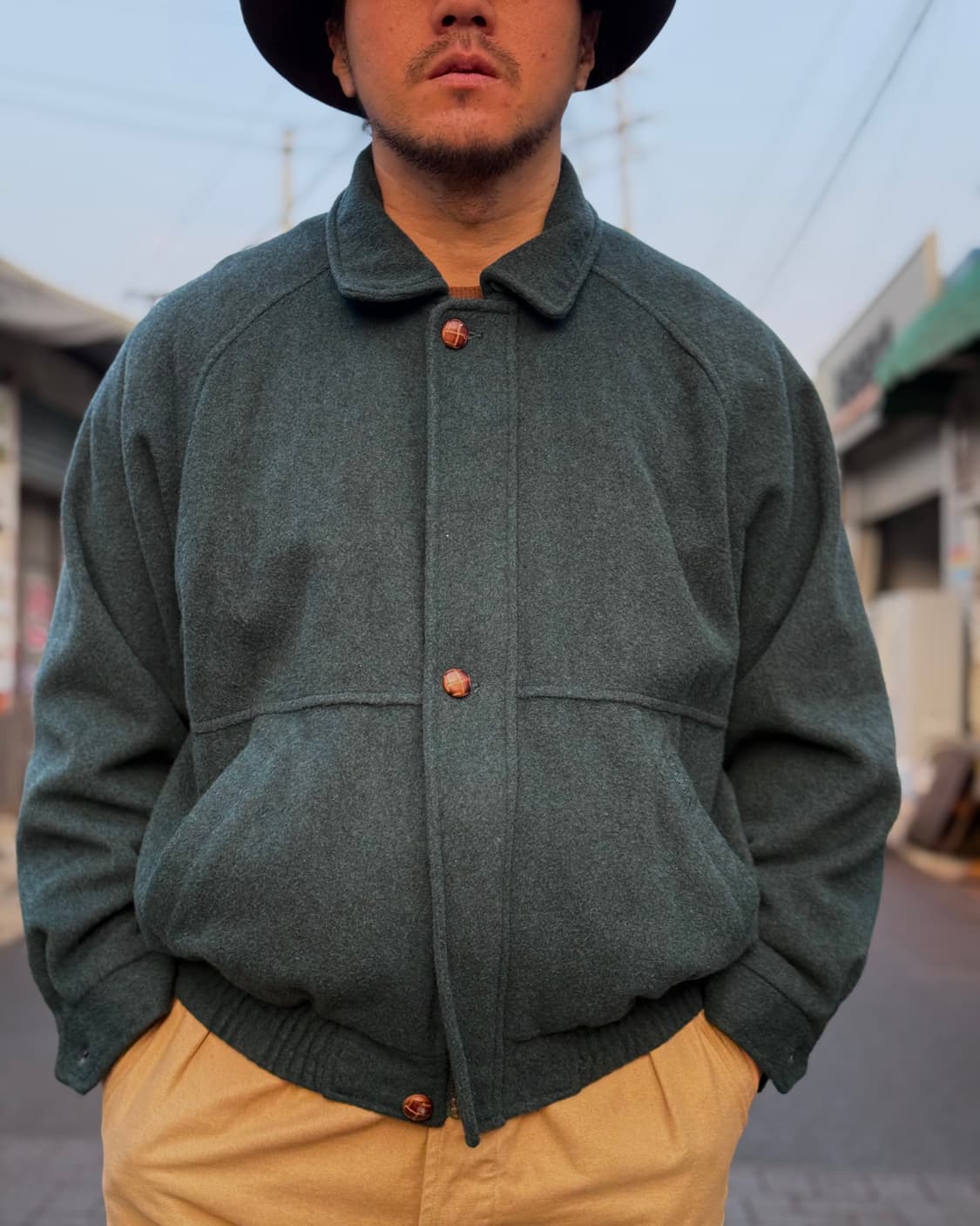 90‘s 에드윈 울 해링턴 자켓 100 상품이미지7