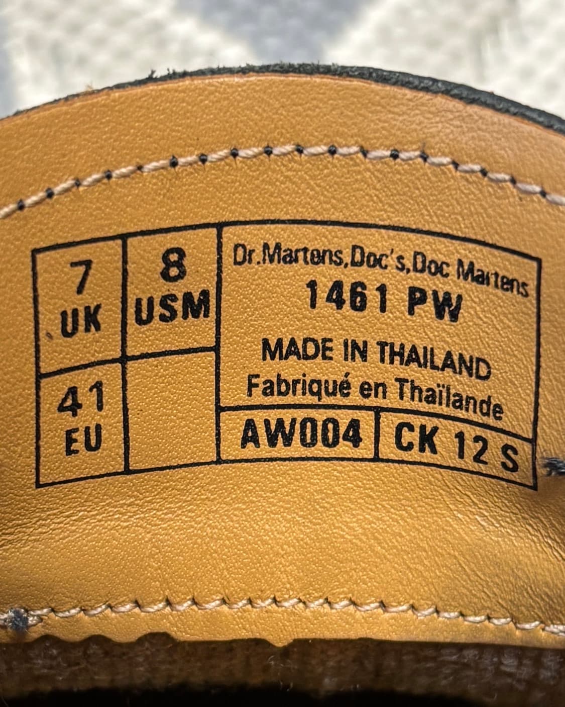 (260) 닥터마틴 1461 PW 블랙 상품이미지9