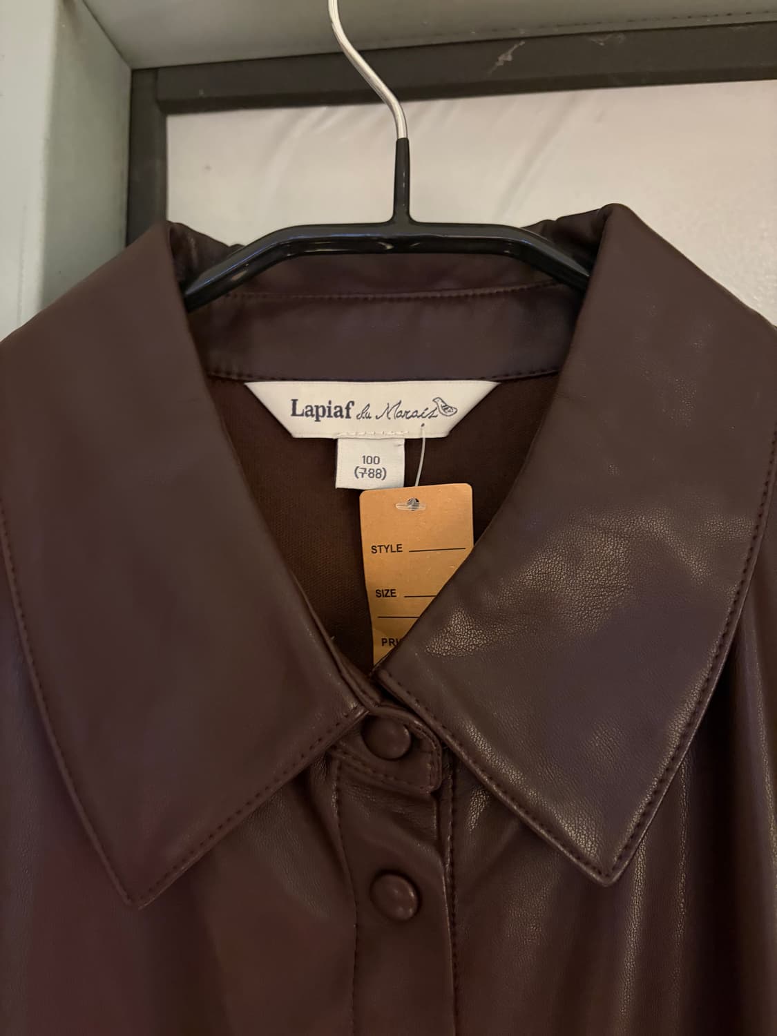 라삐아프 레더 셔츠자켓 상품이미지6