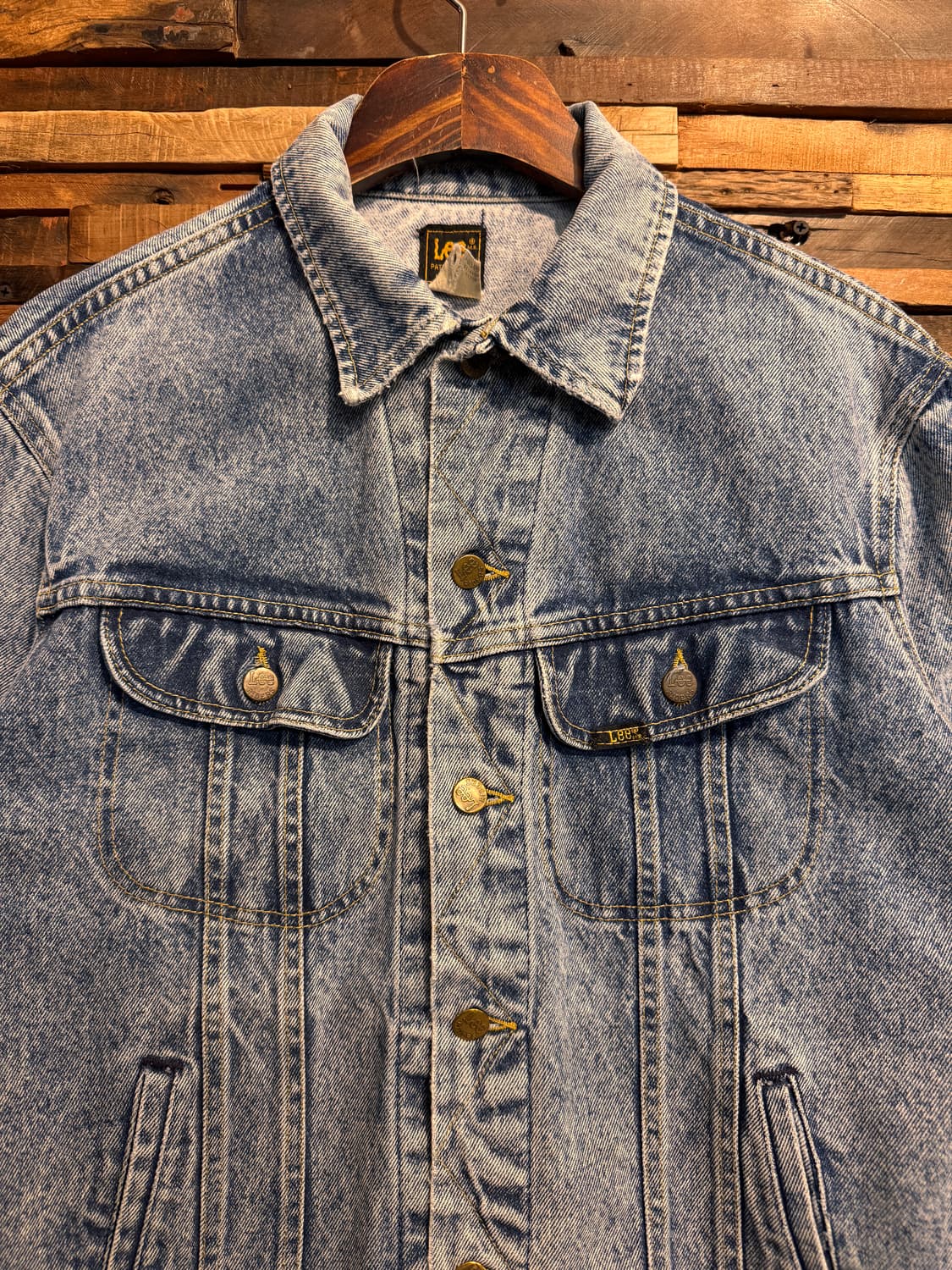 80s Lee Denim Trucker Jacket Made In USA 상품이미지6