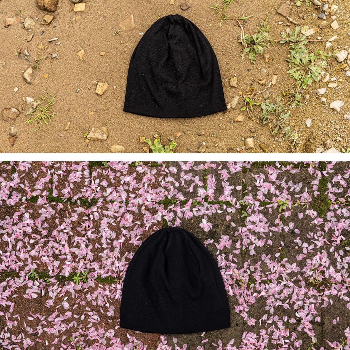 언스탑퍼블 순면 코튼 면비니 Black 상품이미지2