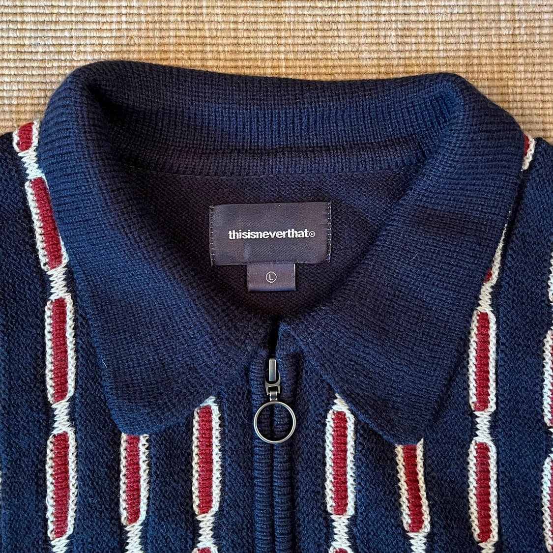 디스이즈네버댓 체인 집업 폴로 네이비  상품이미지3