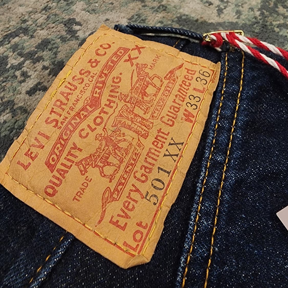 90s제작 USA 발레시아 펙토리 LVC 55501XX 상품이미지7