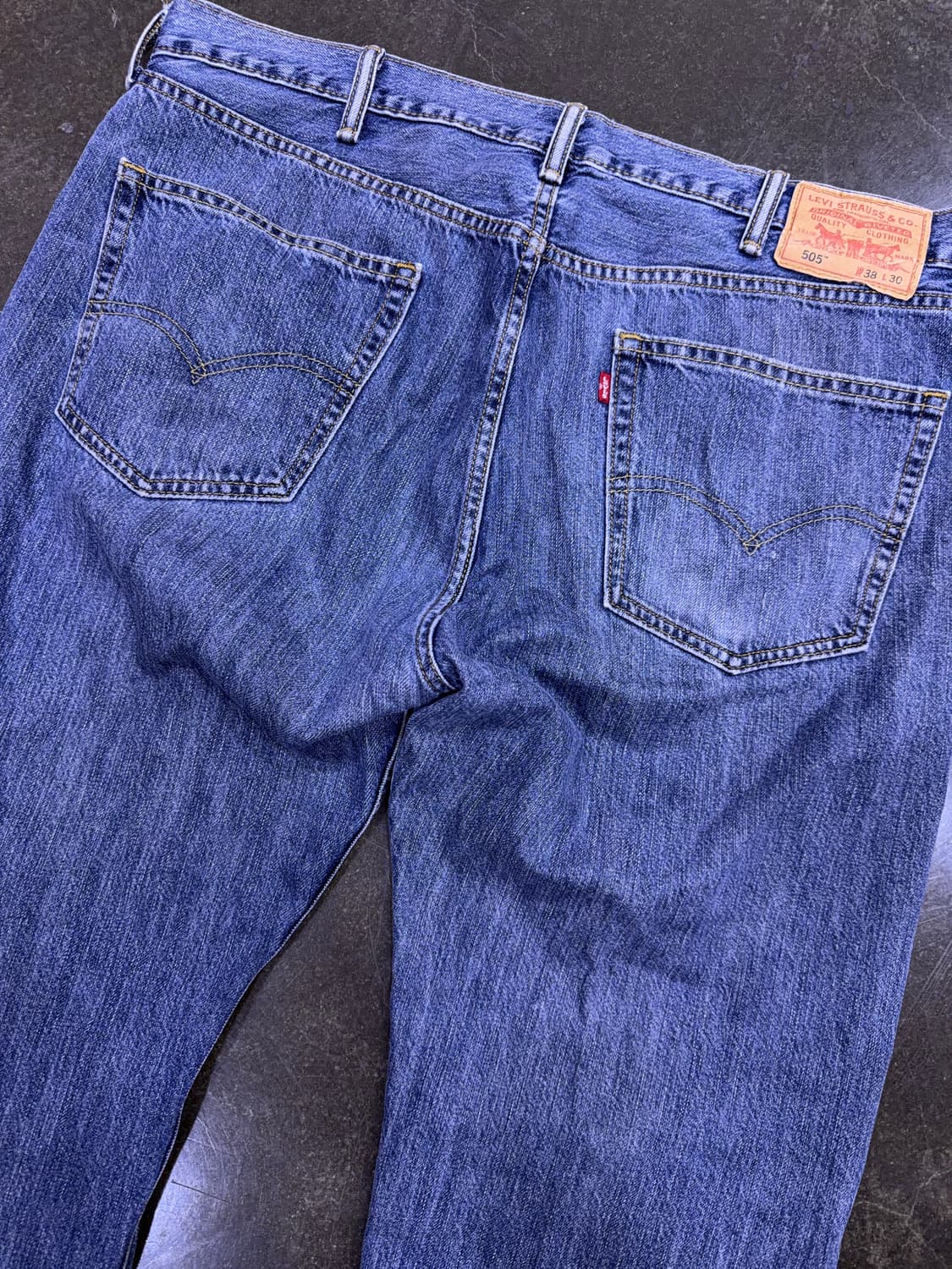 리바이스 00's 505 레귤러 스트레이트핏 빈티지 워싱 데님팬츠 38 상품이미지7