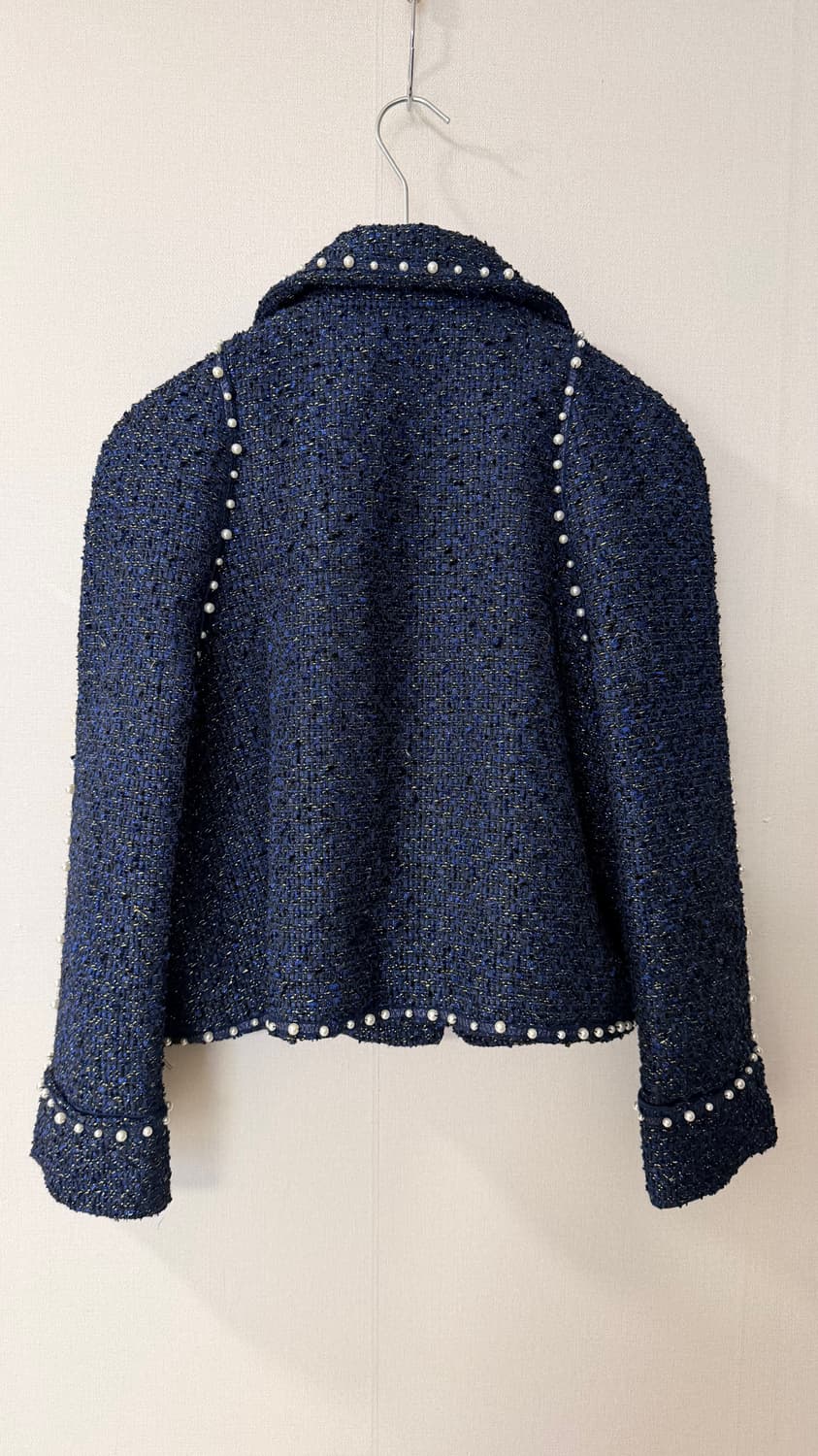 샤넬 CHANEL 빈티지 진주 트위드 자켓 상품이미지5