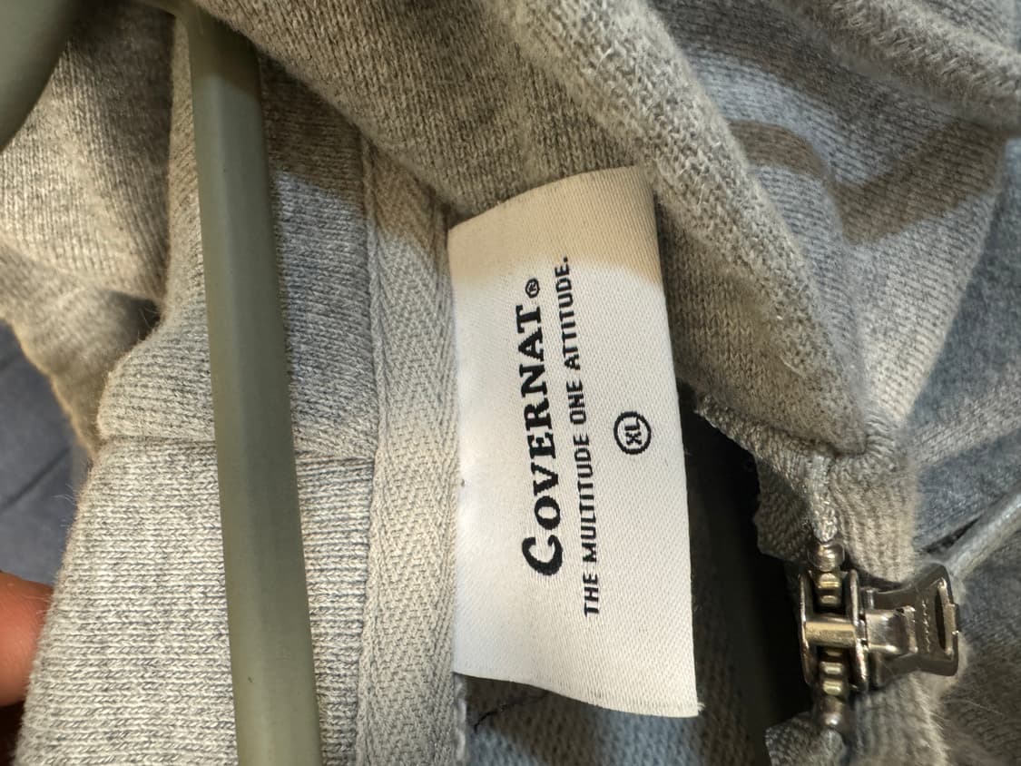 커버낫 후드 집업 그레이 XL 상품이미지2