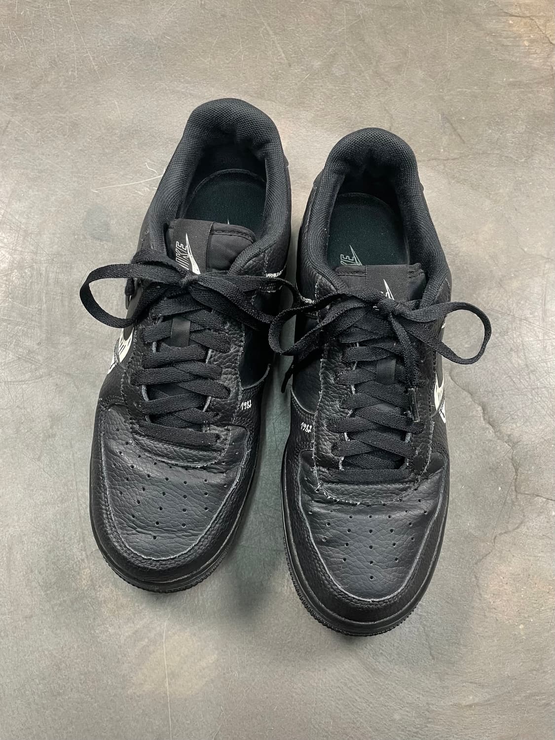 나이키 에어포스 스케치 블랙 상품이미지3