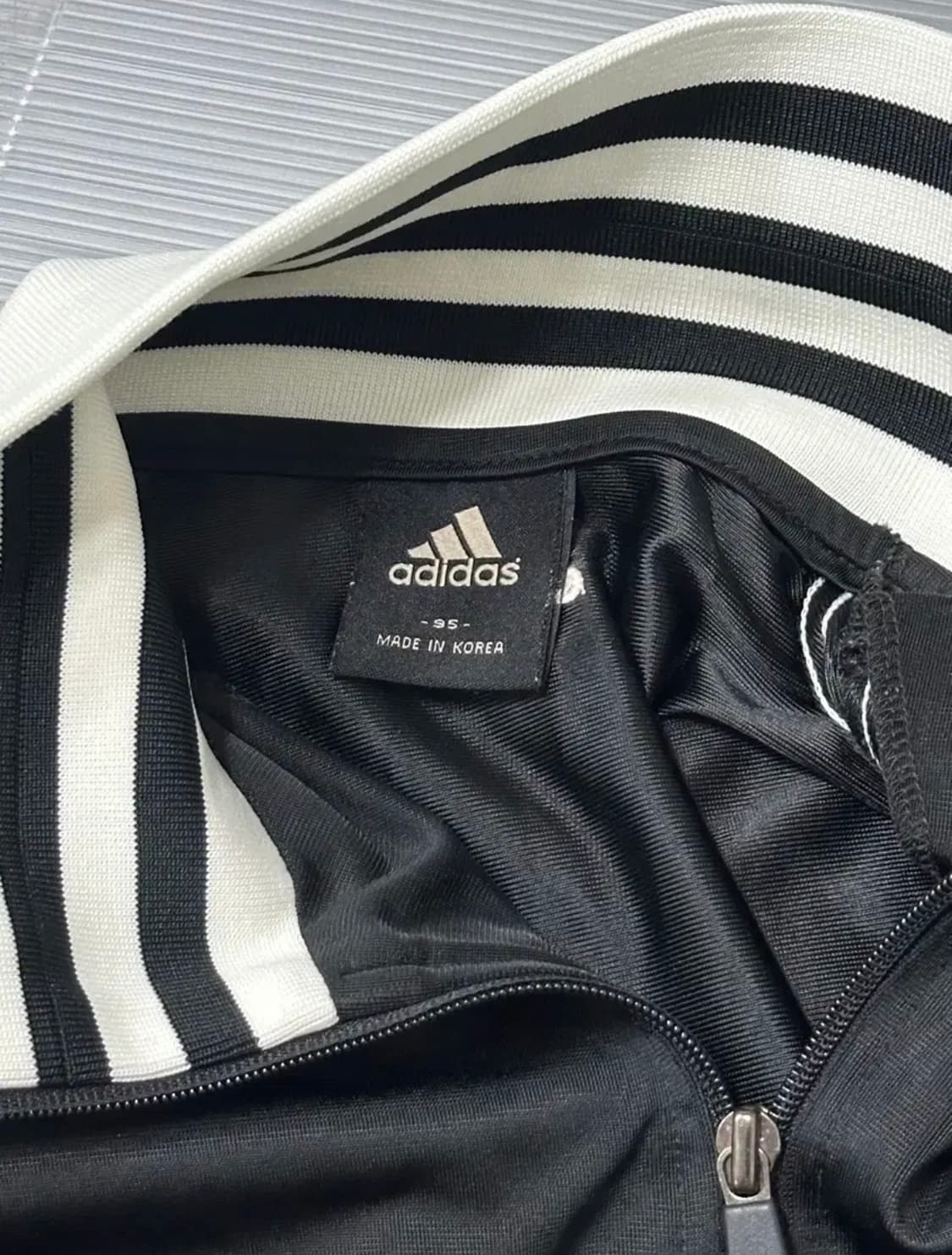 아디다스 로고 져지 트랙탑 블랙 오레오 95  상품이미지4