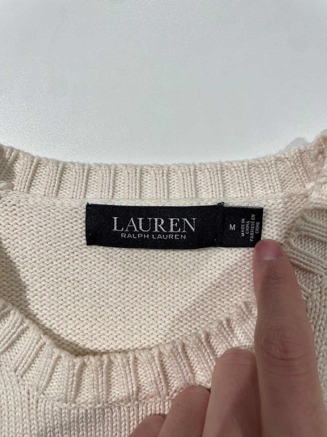 로렌 랄프로렌 아이보리 도그 인타르시아 스웨터 상품이미지7