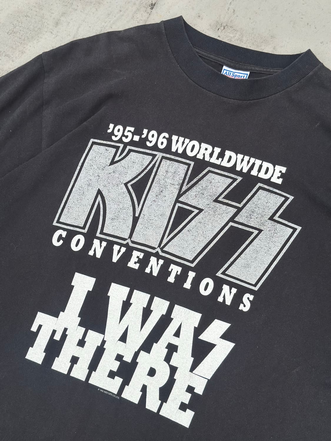 90s Vintage KISS 빈티지 키스 티셔츠 XL 상품이미지2