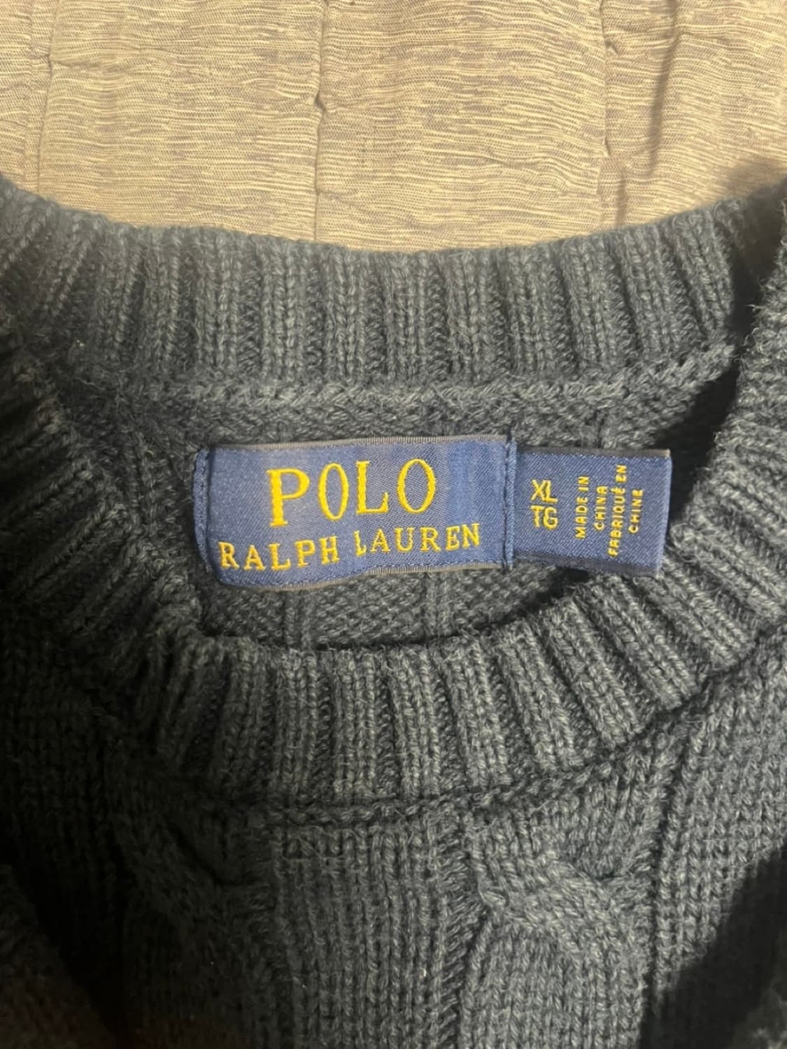 폴로 꽈배기 니트 상품이미지3