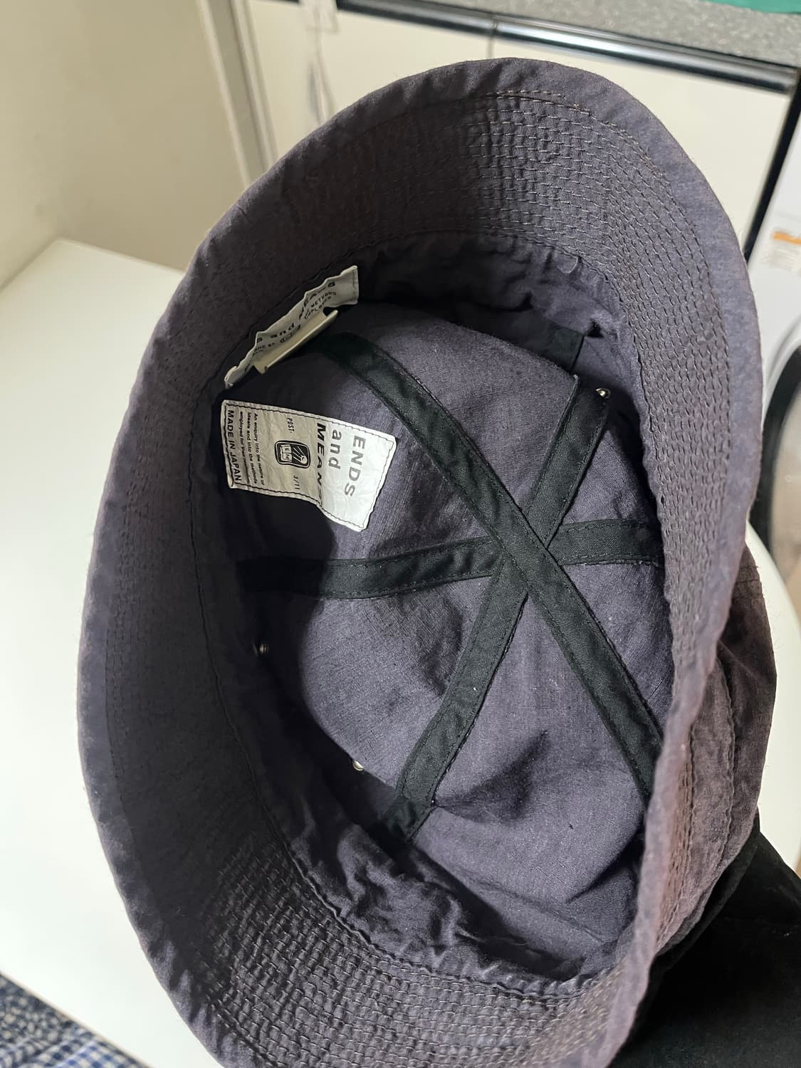 [L]엔즈엔드민즈 아미 버킷햇 (army hat_aubergine컬러) 상품이미지7