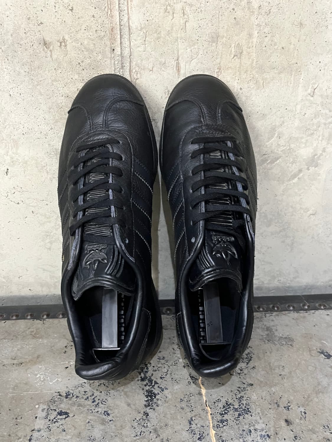 ADIDAS Gazelle Leather Black 상품이미지8