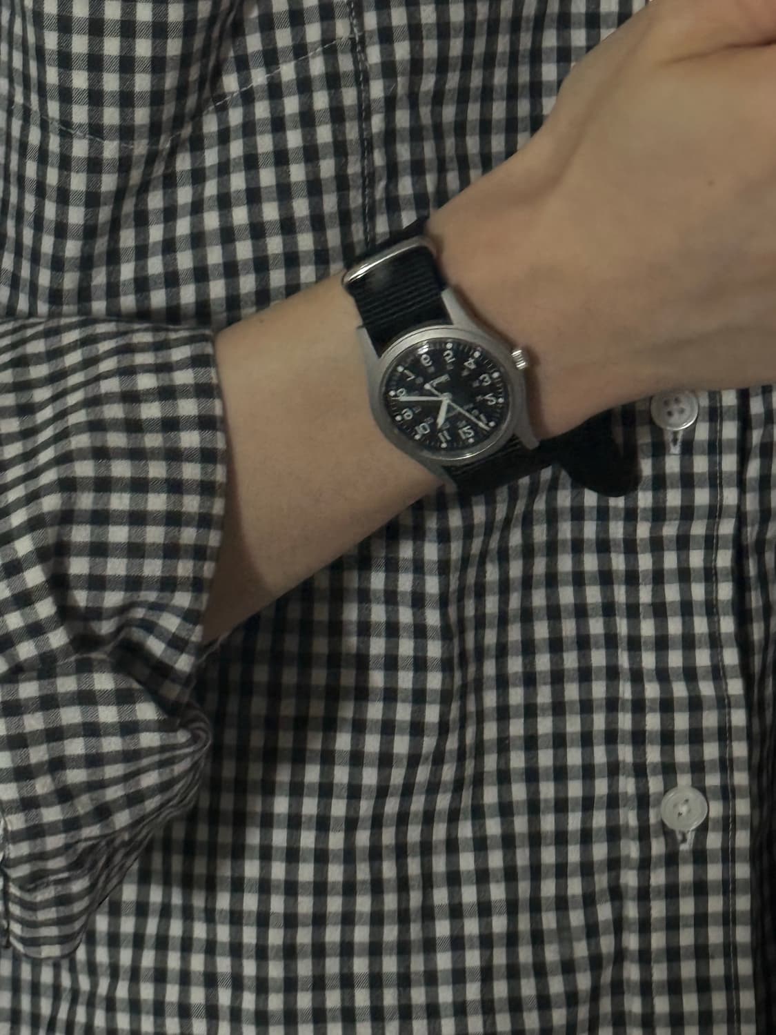 Hamilton 9415A 검판 수동 시계 상품이미지7