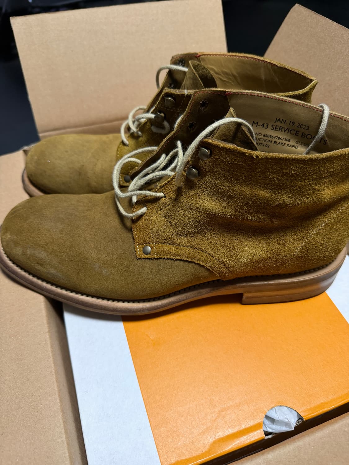 그라더스 부츠02 올리브드랩 260사이즈 상품이미지6