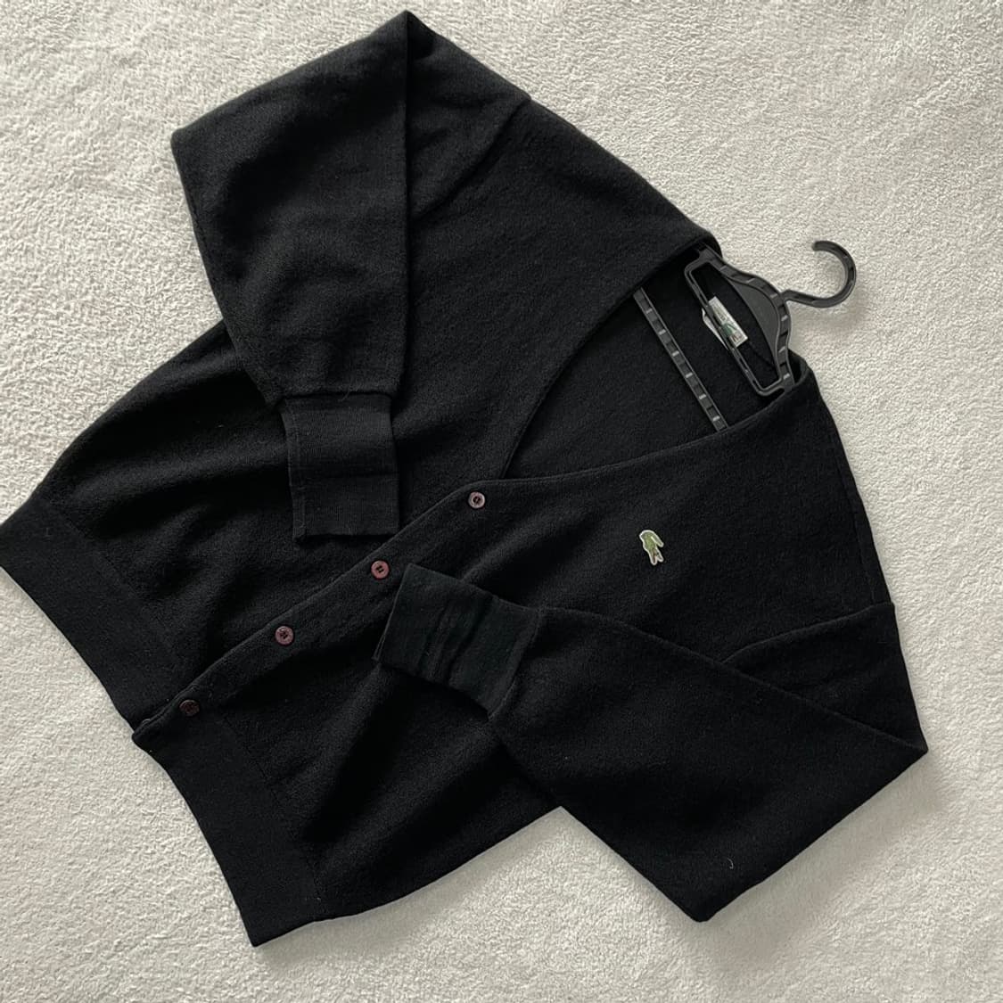 XL 라코스테 블랙 가디건 105 상품이미지3