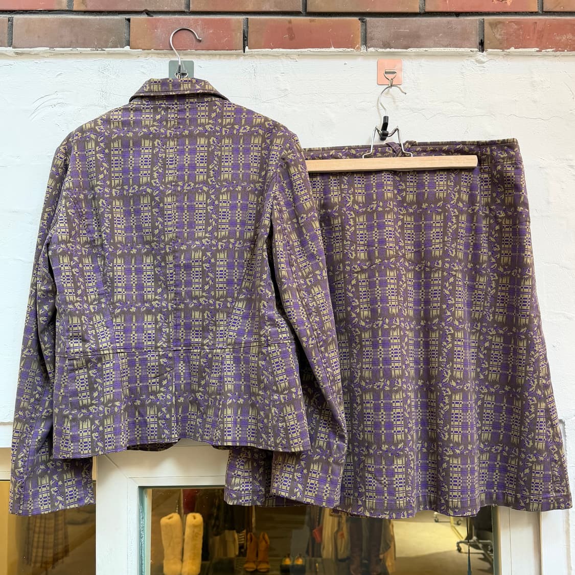 Oilily 오일릴리 퍼플 올리브 블레이저 & 스커트 셋업 상품이미지10