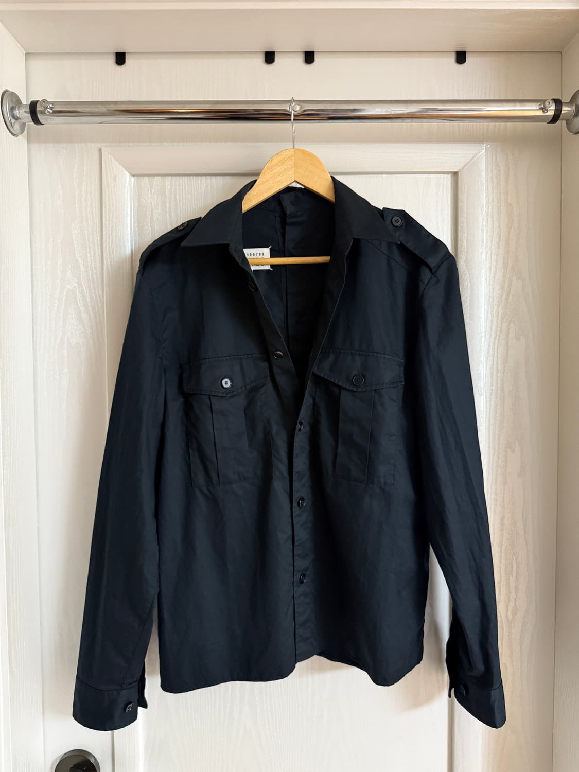 Military Shirt Dark Navy 상품이미지3