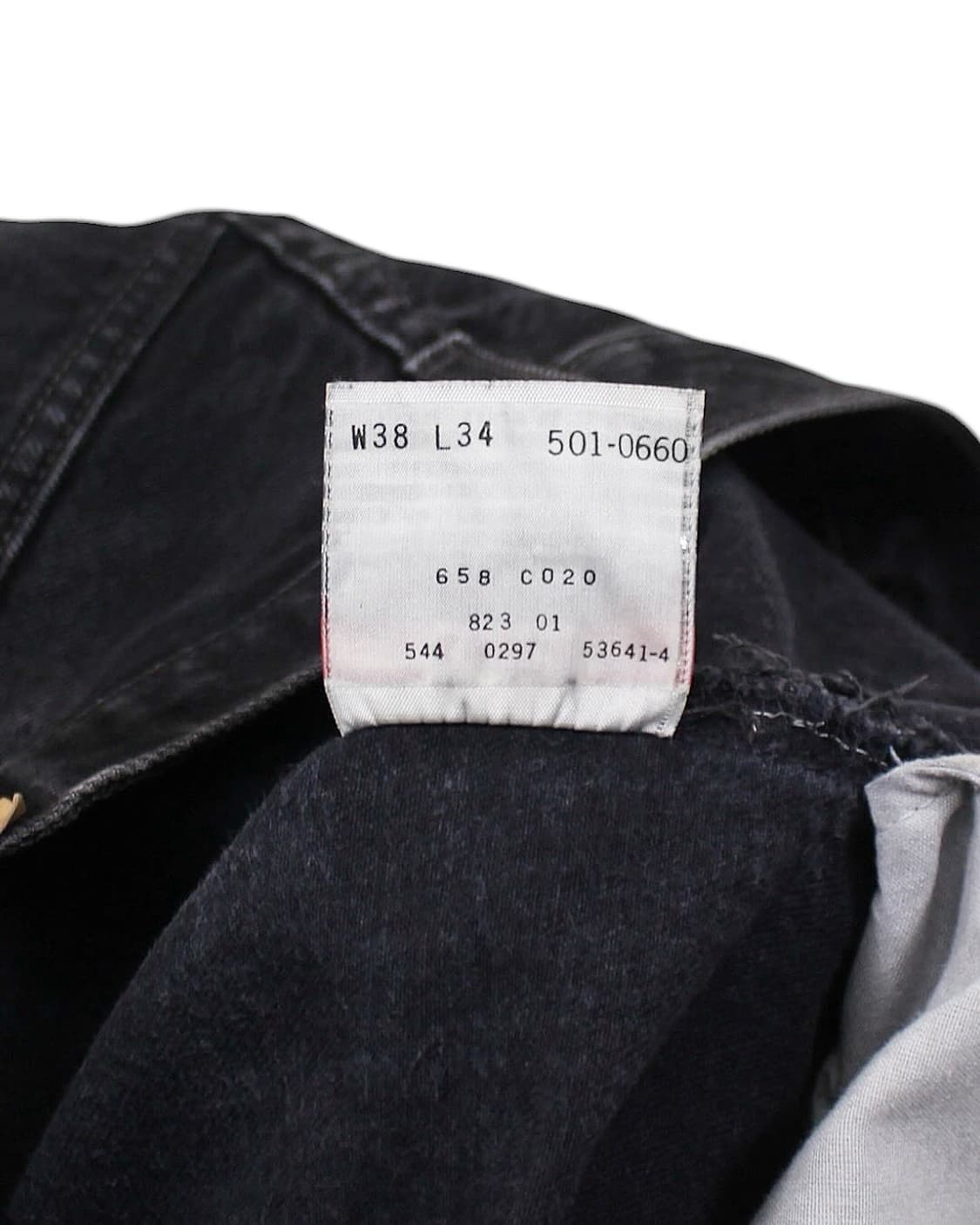 1997 USA 리바이스 501-0660 블랙 데님 팬츠 빈티지 미국제 상품이미지5