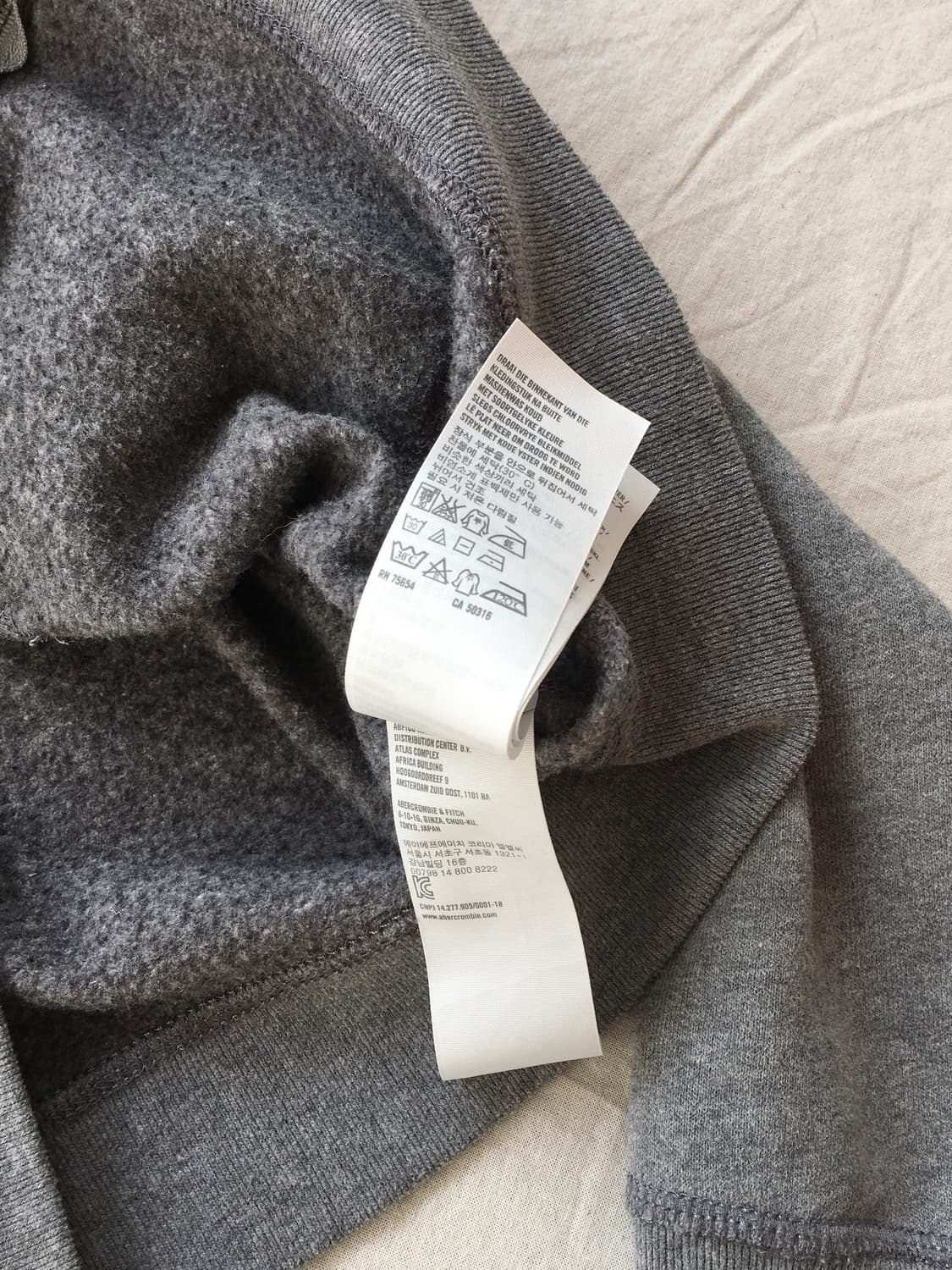 홀리스터 핑크로고 후드집업 상품이미지8