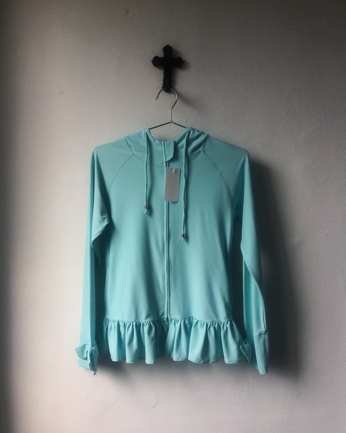 Frill hood zip up 상품이미지2