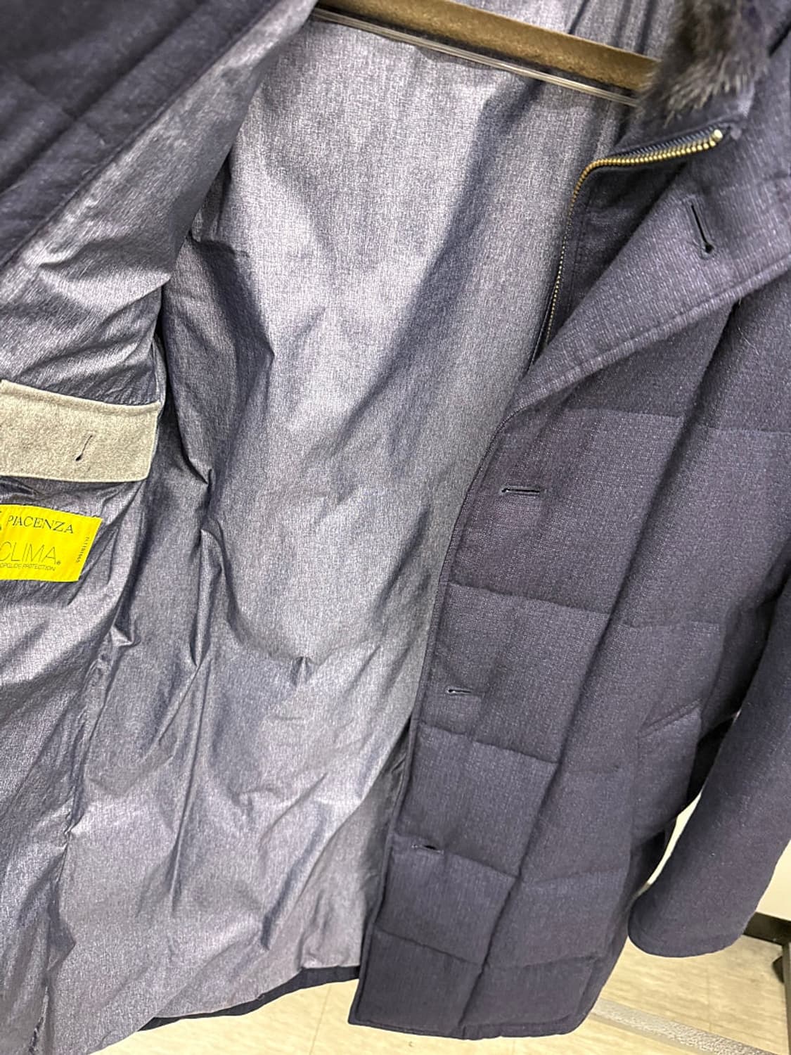 100) 갤럭시 밍크퍼 캐시미어 코트  상품이미지9